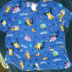 Winnie the Pooh Scrub Uniform Top